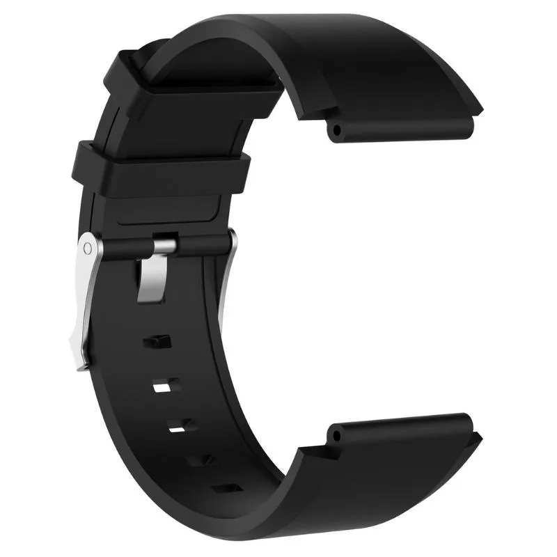 Oglądaj zespoły Eieuuk Regulowane zamienne miękkie silikonowe opaska sportowa opaska na rękę dla Sony Universal Smartwatch 2 SW2279N