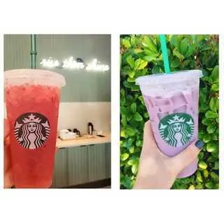 North America Starbucks reusable plastic tumbler cold with lid and straw white cup mlml Christmas gifts6H6B