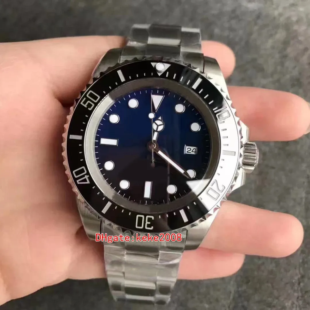 2 kolory Perfect zegarek na rękę Nactory V7 44mm 116660 D-niebieski czarny zarysowanie ze stali nierdzewnej odporne na ceramiczne ETA 2836 MOCHUNICICA280S