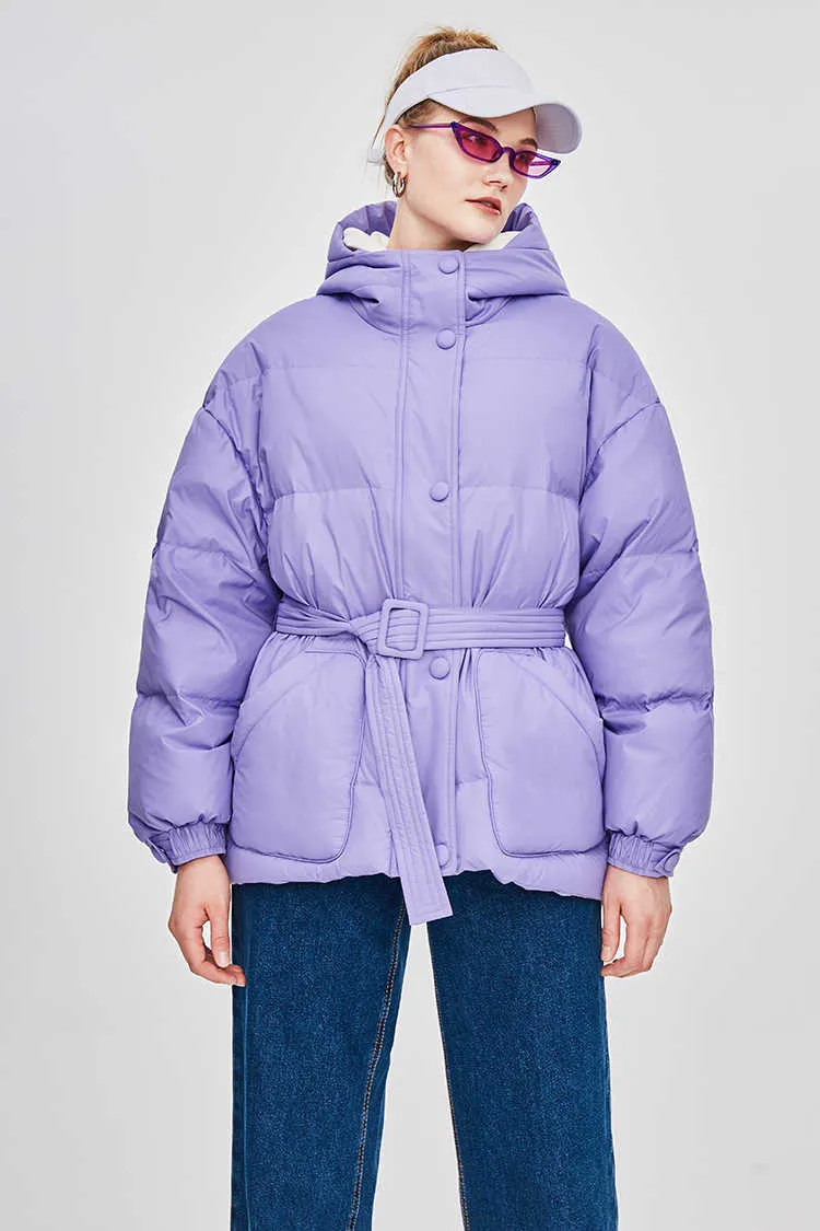 Frauen Winter Mode Mantel Langarm Mit Kapuze Weiße Ente Unten Jacken Dicke Warme Casaco Feminino Übergroßen Parkas 211008