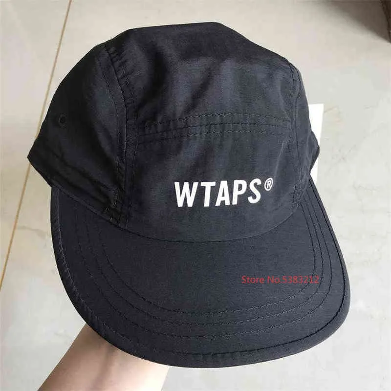 WTAPS Summer 5 panelu Camp CAP Regulowany baseball Hip Hop Trucker S dla mężczyzn Kobiet Dontaż taty kapelusz 2201143092724