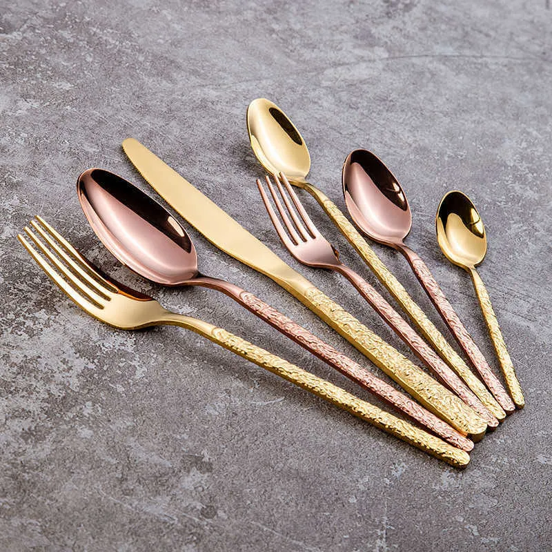 Western Cutlery Set - 16-Piece, Steak Knives, Mirror Polish_voghion.com