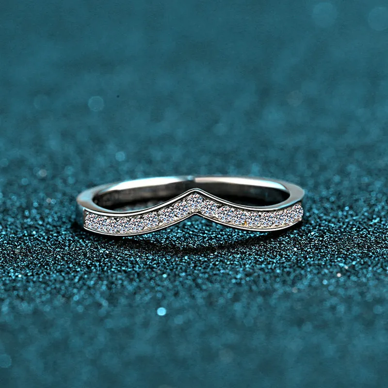 Moissanite Diamond ring 925 moissanit silver moonstone coppia donna anelli sterl 925 gioielli Anello