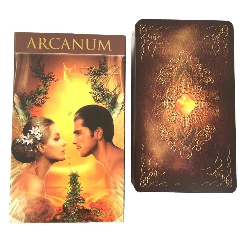 78 Stück Arcanum Board Deck Spiele Palying für Partyspiel Oracles Karten Cartas Tarot Doppelversion