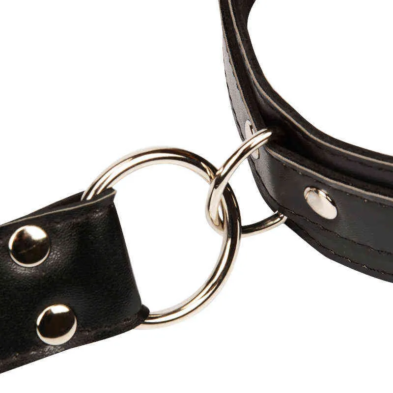 NXY SM SEX Vuxen leksak Erotiska leksaker Neckkrage Handcuff Pip för par Kvinna BDSM Bondage Restraint Rope Game Y Tillbehör Shop1220