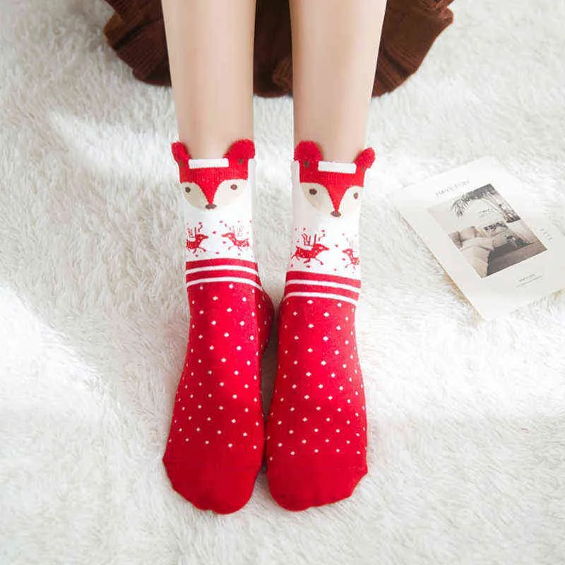 Socks 2021 Christmas Decoration For Home Merry Christmas Ornament Happy New Year 2022 Xmas Gifts Noel Navidad Natal Y1119