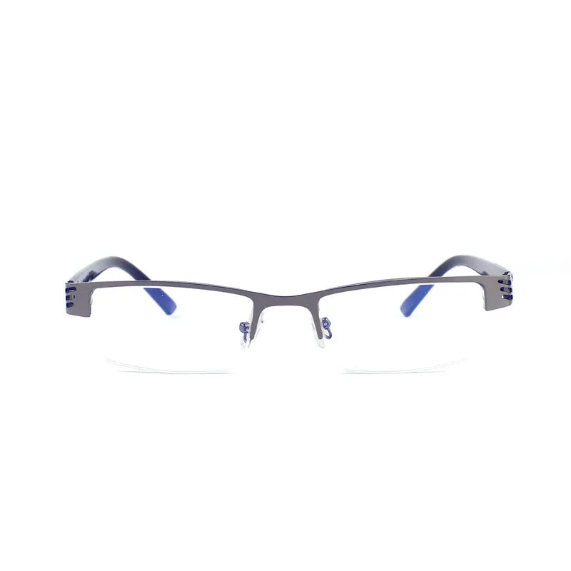 바네 록 블루 라이트 블로킹 컴퓨터 안경 망 금속 안경 프레임 여성 화면 보호 광학 안경