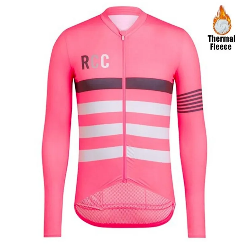 Camisa de ciclismo rcc equipe inverno mangas compridas conjunto camisa mountain road bicicleta térmica velo ropa de ciclismo hombre3307