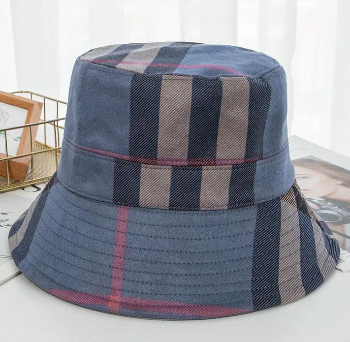 5 klocowy czapka wiadra szerokie grzbietowe czapki zamsz tkanina moda