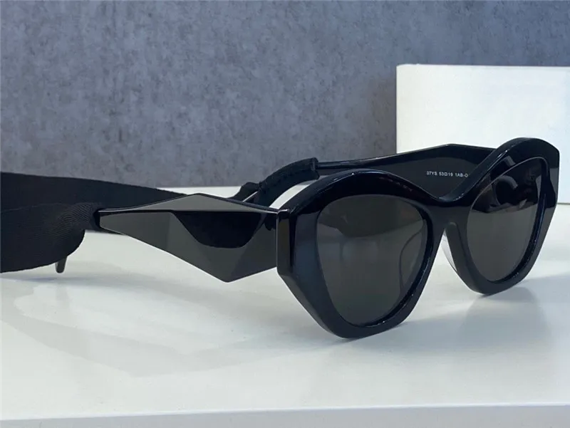Novo design de moda óculos de sol 07WF armação de olho de gato formato de diamante corte templos estilo esportivo popular e simples ao ar livre uv400 proteção253s