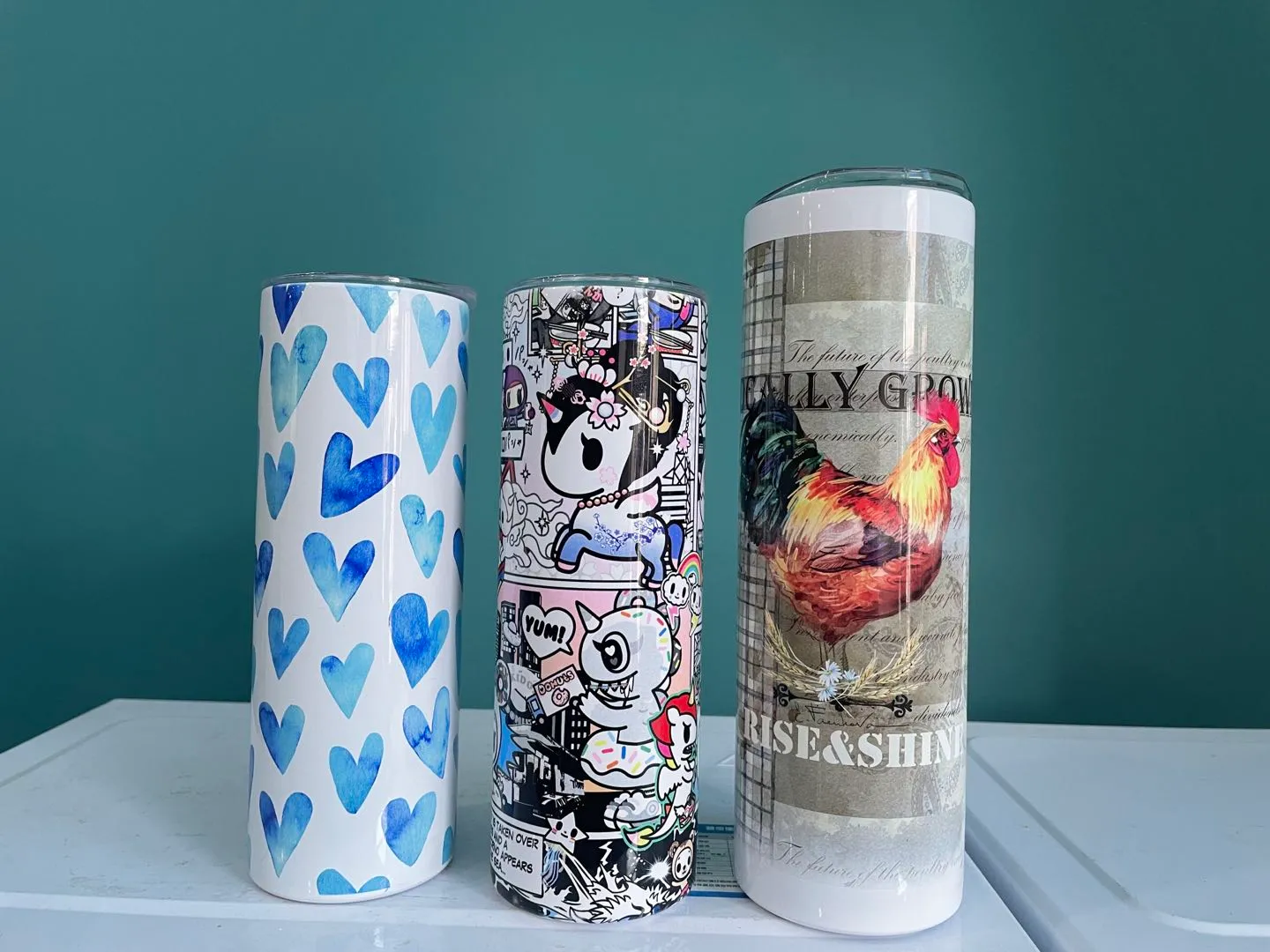 US magazijn 12-30oz Sublimatie Rechte Tumbler met Stro Wijn Tumblers Blanks Dubbelwandige Rvs Kid Sippy Cups Water253Y