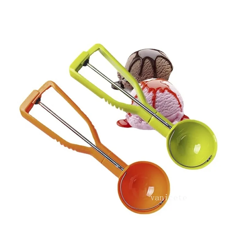 Sorvete Colher Gelo Bola Maker Stack Rodada Fruta Mash Spoons Bar Bar Ferramentas T2I52741