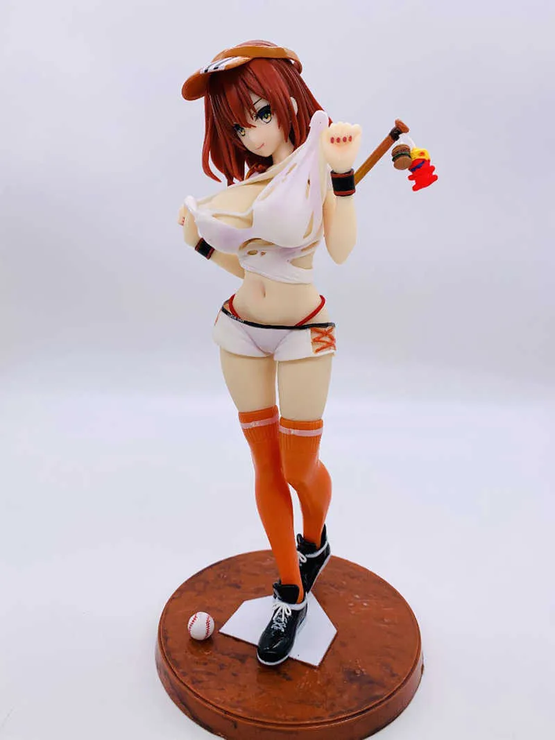 Anime skytube originele illustratie honkbal illustratie door mataro 28 cm sexy meisje figuur pvc actiefiguur speelgoed poppen cadeau q1817431