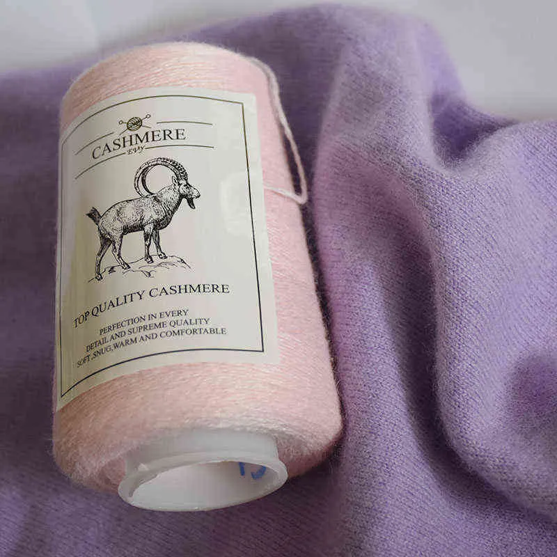 fil de cachemire naturel pour tricoter au crochet de haute qualité laine tricotée à la main pur cachemire Yarny tissé bébé doux fil chaud 100g Y211129
