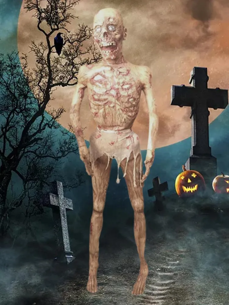 Molto horror Decorazione di Halloween Creepy Zombie Fantasma Spaventoso Corpo insanguinato Zombie Fuga Casa stregata Bar Puntelli Y201006246t