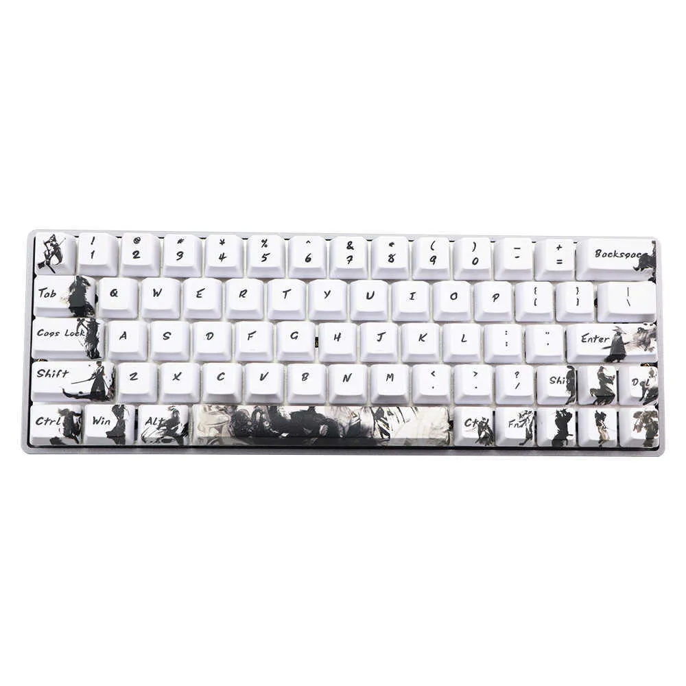 Profilo OEM copritasti PBT tinto interruttori MX GH60 RK61ALT61Annie poker GK61 GK64 dz60 tastiera Knight errant keycaps 210615350225