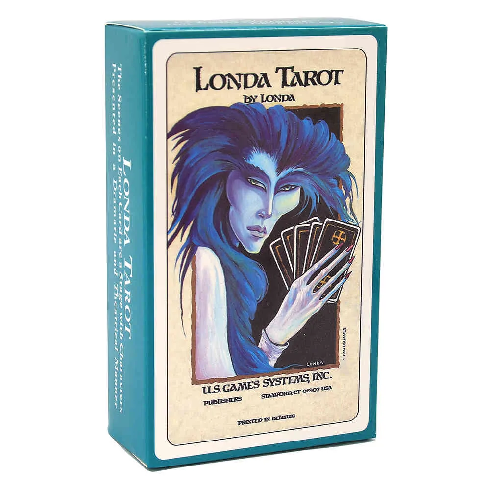 Londa Tarot Out of Print Bellissime 78 carte Altamente stilizzato Unico gioco di carte con influenze spirituali con guida OFP
