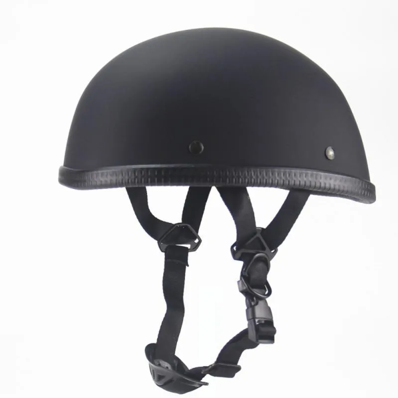 Skull Cap Motorcycle Vintage Half Face Helmet Motocross Accessories Moto Scooter Retro German Style Chopper Cruiser S M L