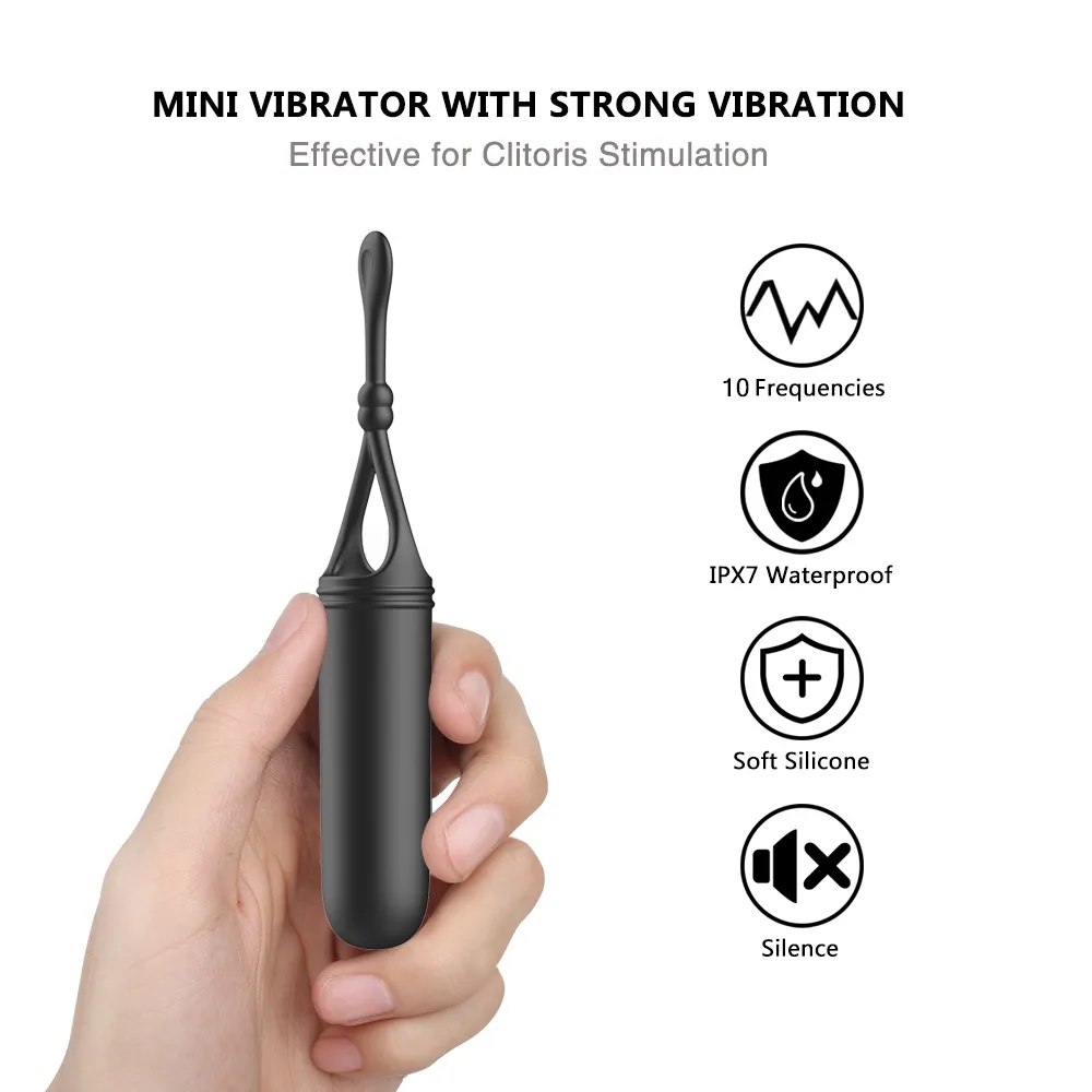 Mini 10 Modes vibrateurs puissants jouets pour femmes Clitoris mamelons stimulateur point G gode balle vibrateur produit sexuel féminin