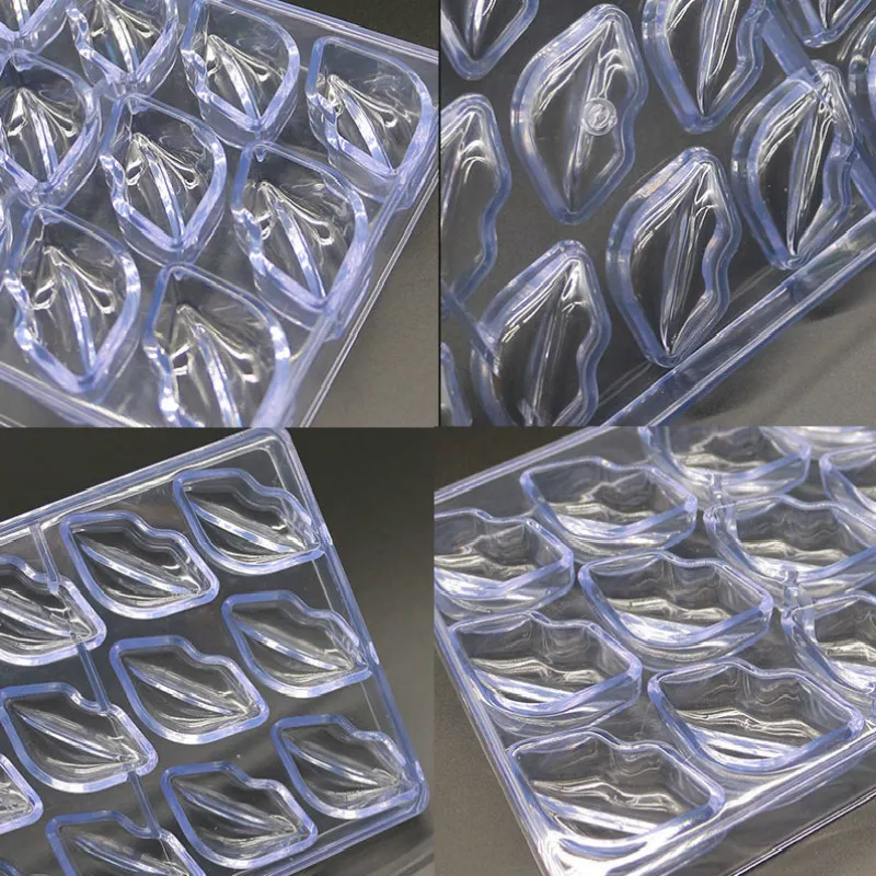 Wargi 3D kształt poliwęglanu czekoladowy pasek formy kitche bakeware ciasto ciasto na narzędzia do pieczenia narzędzia do pieczenia y200612