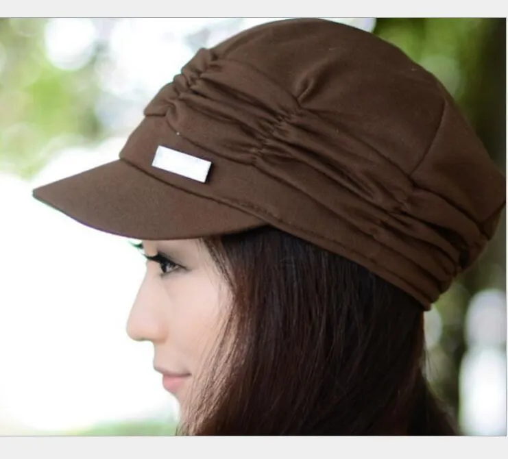 2021 Yeni Moda Şapka İlkbahar ve Sonbahar Kış Şapka Kadın Kız Cap Kız Kadın Kore Versiyonu Gelgit Kapağı
