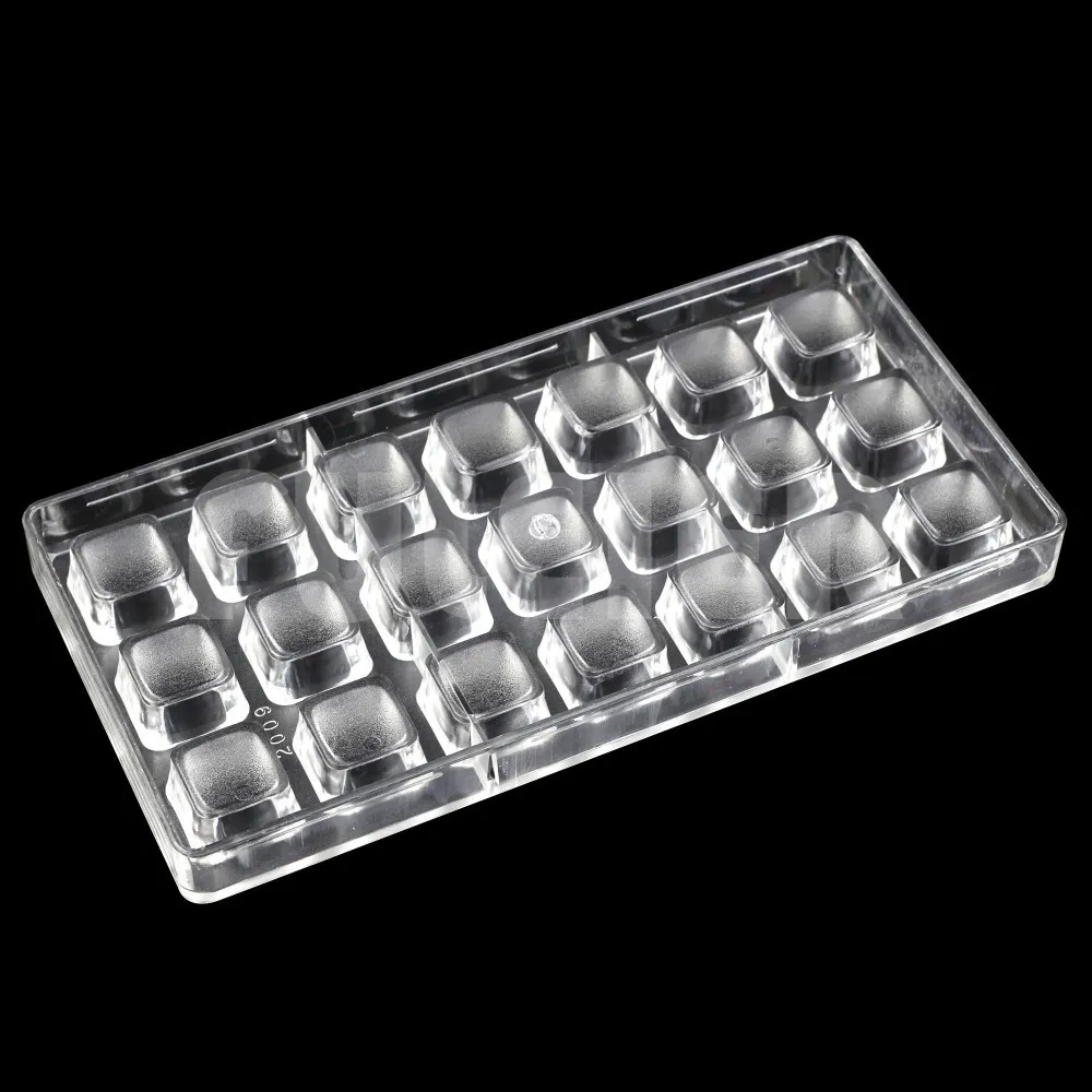 3D Chocolate Mold Homemade Cubes DIY Pastry Tools Polycarbonate Moulds Plastic Y200618