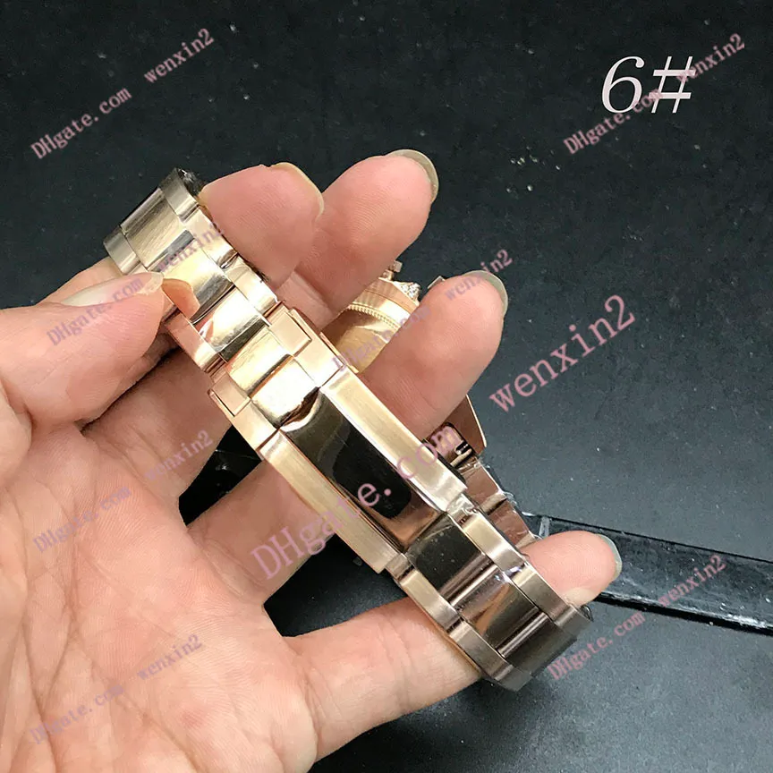 wysokiej jakości męski zegarek Diamond 40mm 2813 Automatyczne sportowe zegarki na rękę Stal Bez chronografu