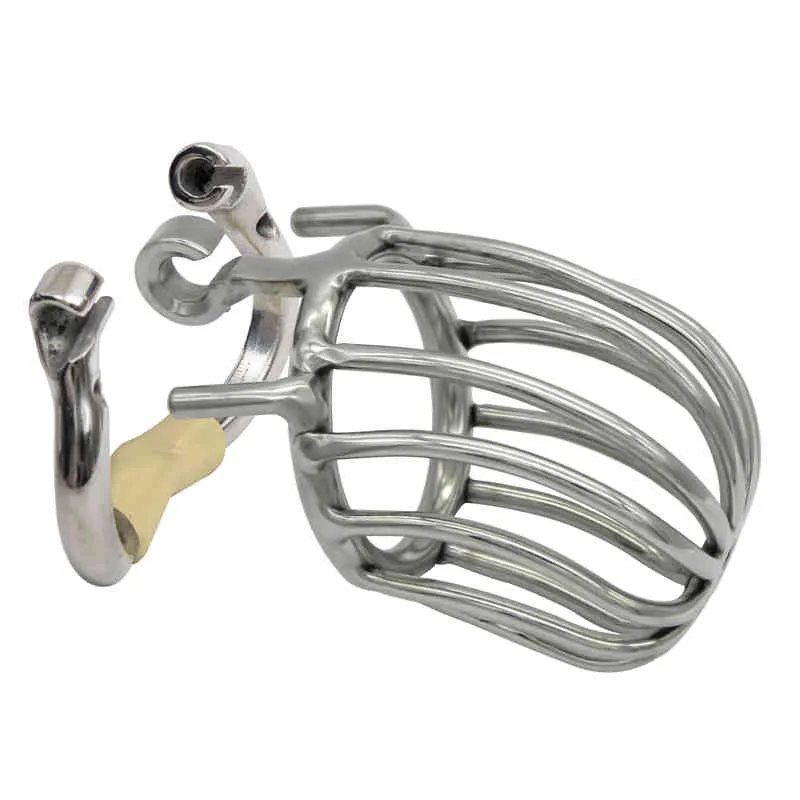 Lock in acciaio inossidabile inossidabile ergonomico DEVICECOCK DEVICECOCK CAGEPENIS LINKCOCK RING CINTHE0951182162