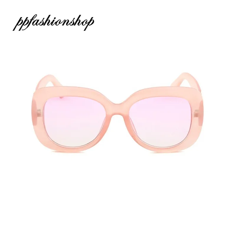 Rosa moda feminina óculos de sol ao ar livre praia óculos marca designer verão óculos com caixa e caso ppfashionshop219a