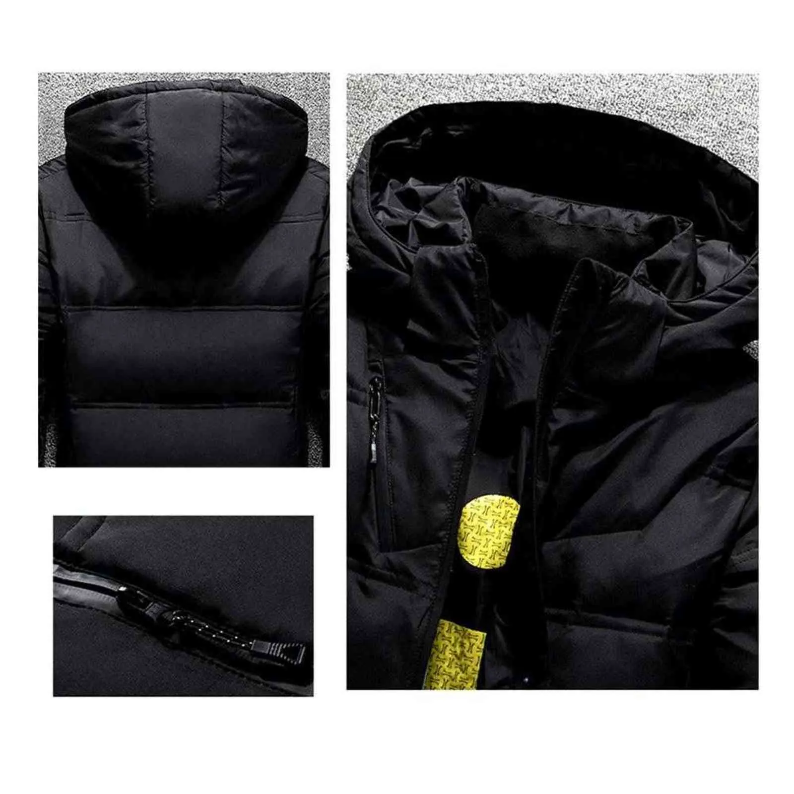 2021 mode Männer Hoodies Jacken Winter Herbst Dünne Kurze Unten Jacke Warm Verdicken Mit Kapuze Outwear Mantel Jacke Mantel Geschenk Männer g1115