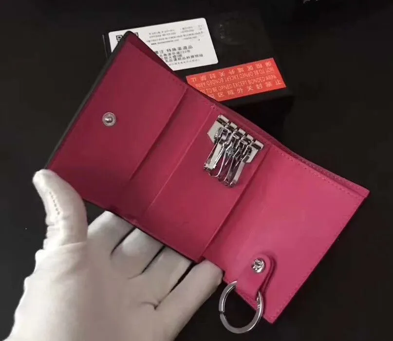 Koreansk mode 3D -tecknad kanin tryckt plånbok Högkvalitativ nyckelfodral M Pickup Cases246n