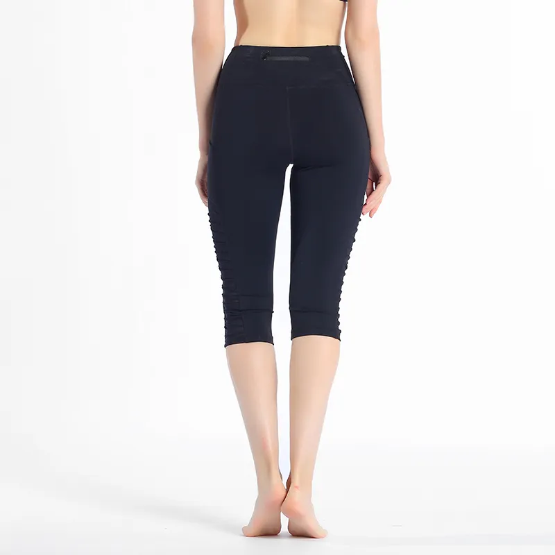 Leggings da yoga patchwork in rete Pantaloni sportivi da donna skinny sexy ad asciugatura rapida Pantaloni da palestra donna Abbigliamento fitness Top