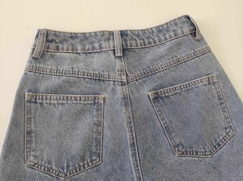 Товары белые джинсы шорты высокая талия разорванные кисточка джинсовые женщины повседневная одежда лето 210719