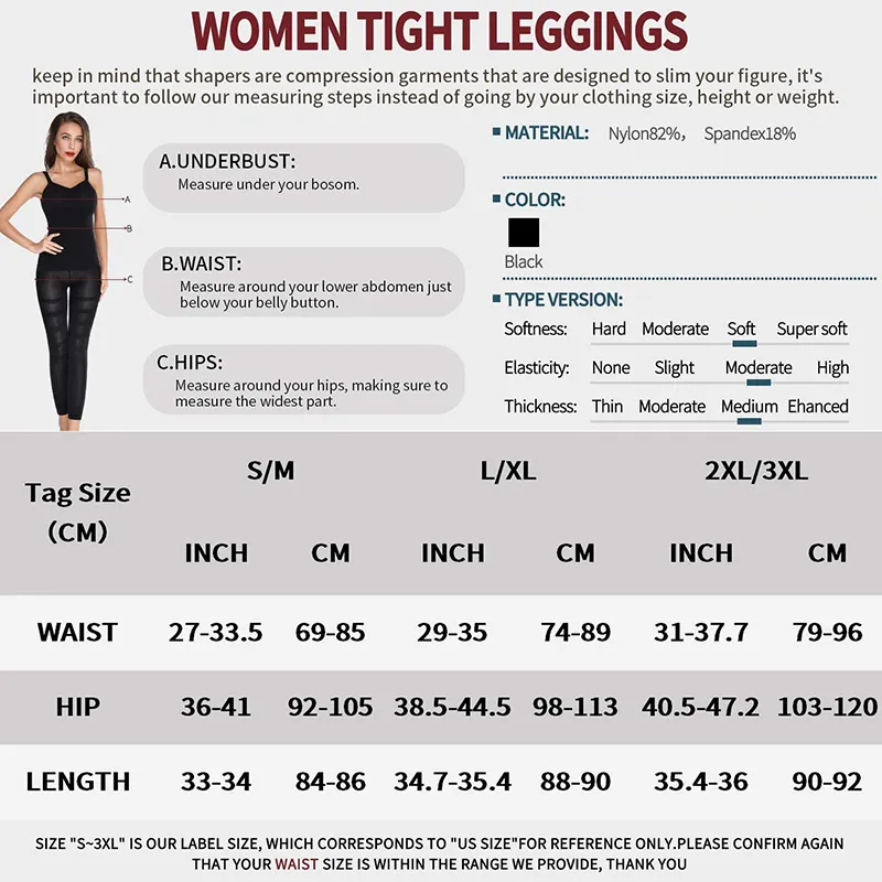 Leg Slimming Body Shaper Anti Cellulite Compression Leggings High Waist Tummy Control Panties Thigh Sculpting Slimmer Shapewear 217968754