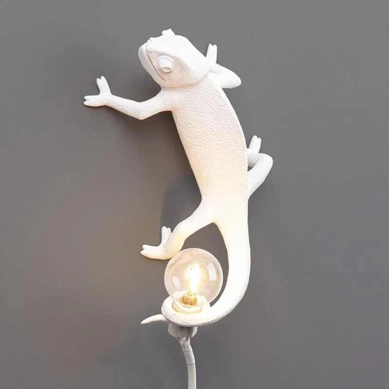 테이블 램프 북유럽 도마뱀 램프 현대 귀여운 귀여운 레인 동물 카멜레온 야간 조명 침실 거실 홈 장식 비품 2690