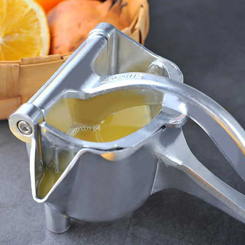 Manual Juice Squeezer Multifunctional Aluminum Alloy Hand Pressure Juicers Orange Lemon Sugar Cane Kitchen Gadget 210628