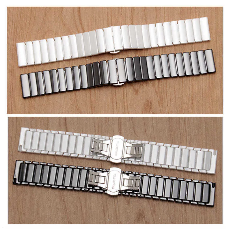 Ceramic Wrist Straps for Huawei Watch Gt/gt2 2 Pro 46mm 2e Smart Watch Band 20mm 22mm Watch Band for Samsung Galaxy 42mm 46mm S3 H0915