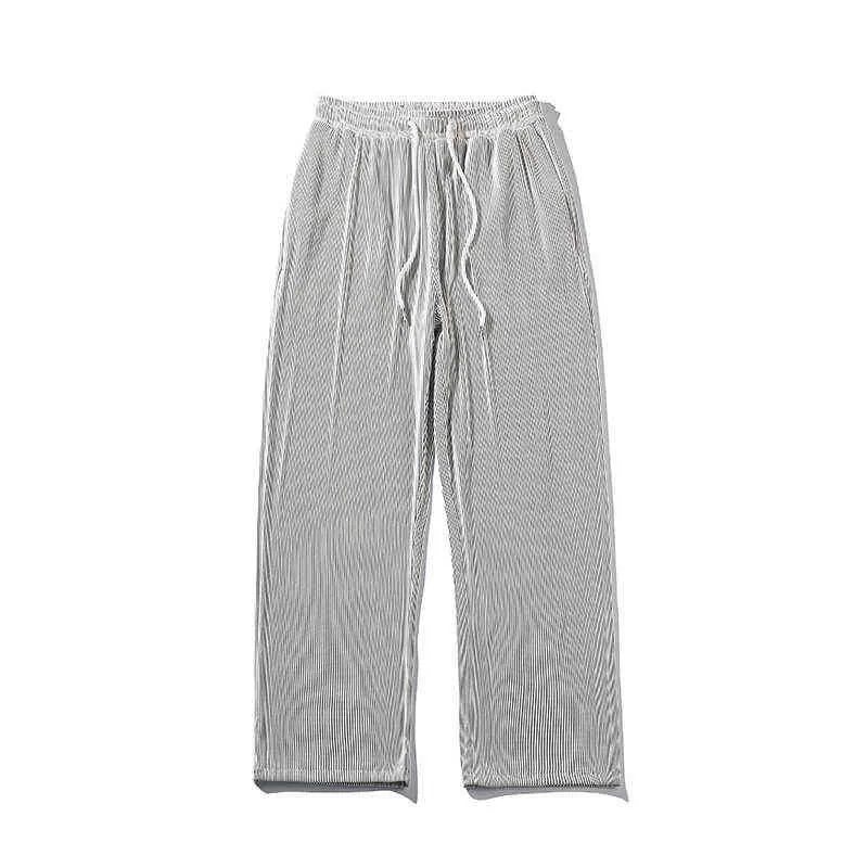 Pantalon sarouel lisible pantalon décontracté pour homme pantalon ample mâle chinois traditionnel harajuku vêtement d'été 211201