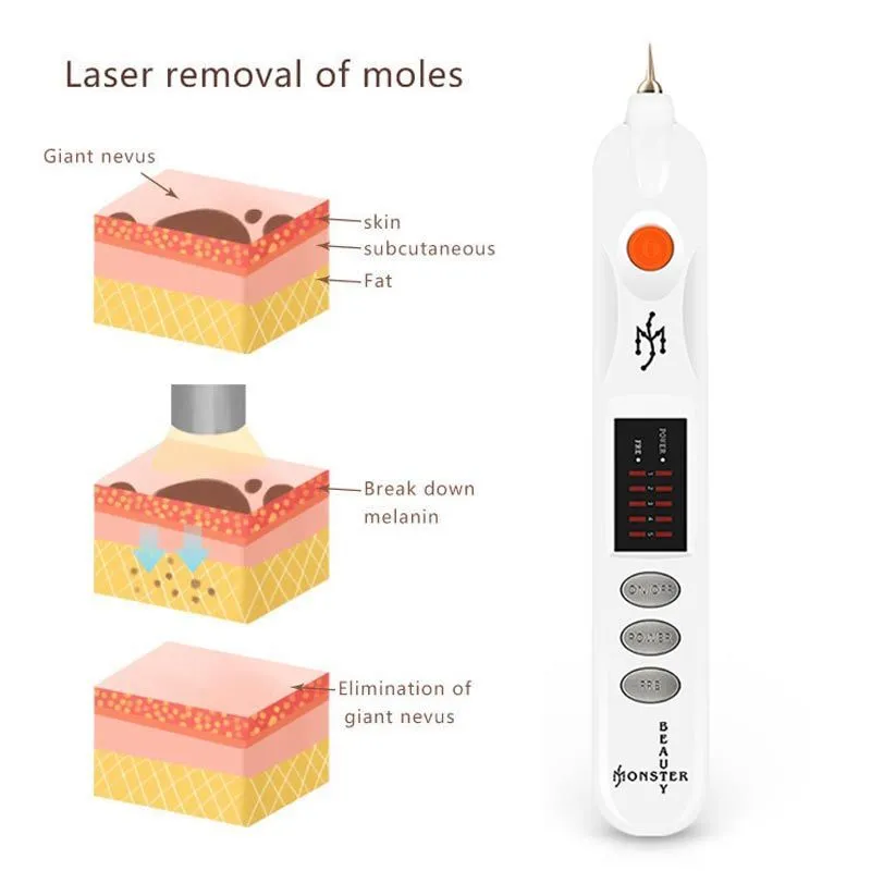 Remove wrinkle and freckles mole ion spotted pen body skin spots tattoo removal tool to get rid of moles beauty treatment 26