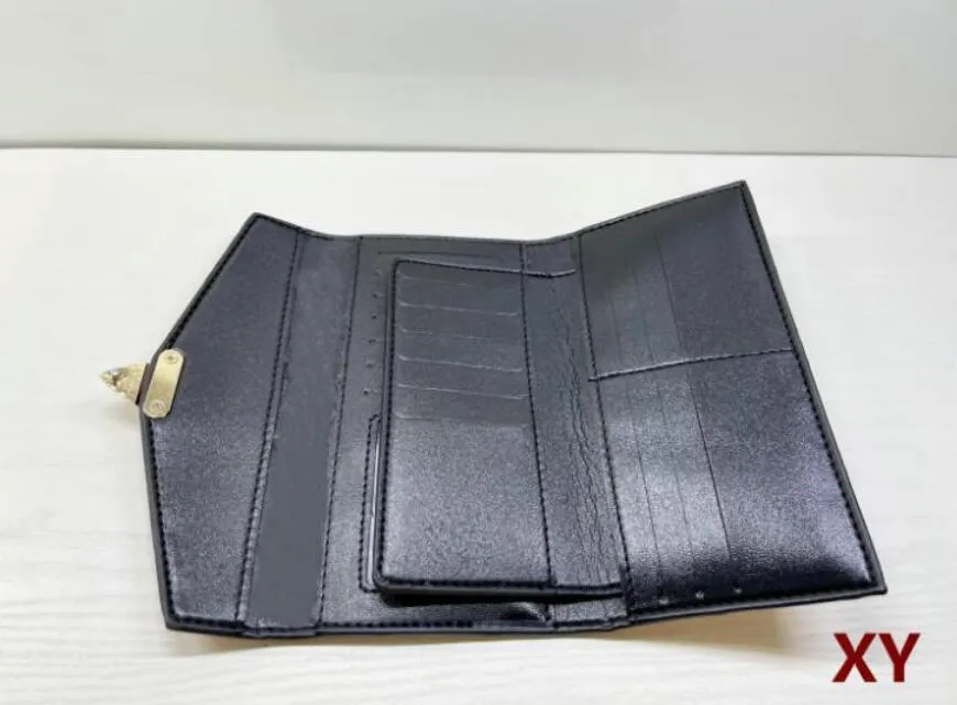 Projektantka Ustaw wytłaczanie torby na kartę kredytową Damier Skórzane uchwyty Wysokiej jakości słynne klasyczne dla kobiet Portfelki monetowe 205o