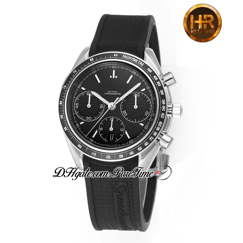 HRF Racing Cal 3330 A3330 CRONOGROLO AUTOMÁTICO Mensor Matrete Negro Textura Dial Negro Rubber Edición 326 32 40 50 01 001 Pureti214E