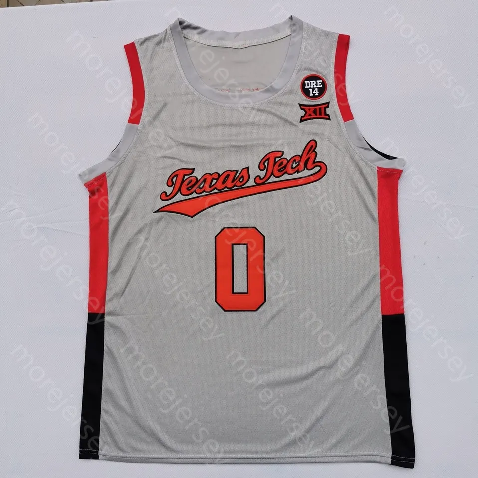 Basketball Jerseys Custom 2022 Texas Tech Basketball Jersey NCAA College Adonis Arms Marcus Santos-Silva Mylik Wilson Sardaar Calhoun Daniel Batcho Clarence