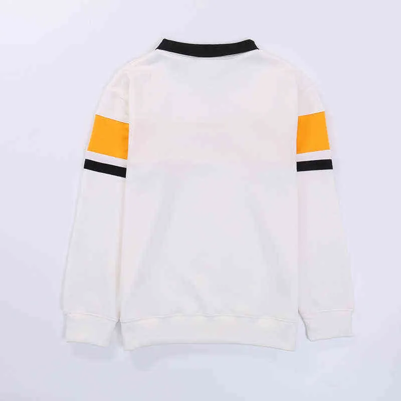 School Style Stripe Uniform Harris Embroidery Cartoon Men Female Slytherin Sweatshirt Hoodies Woman Tracksuit Kpop Velvet Y1118