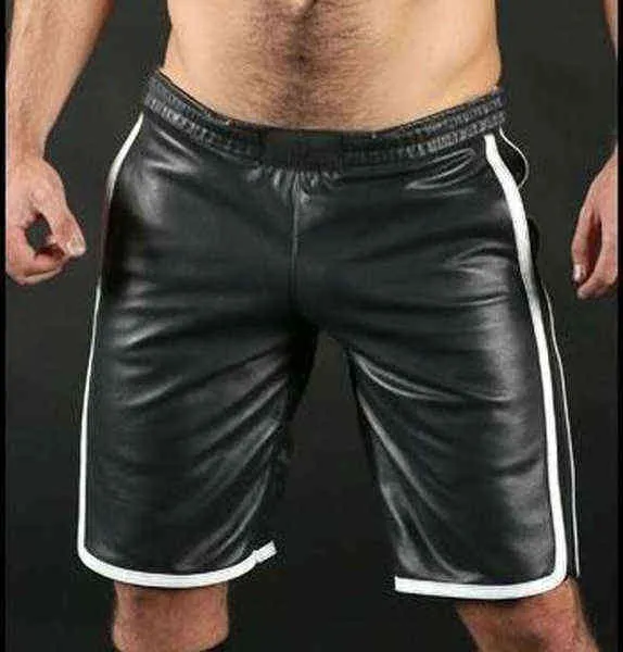 Shorts de basket en cuir masculin disponibles en 3 couleurs H1210