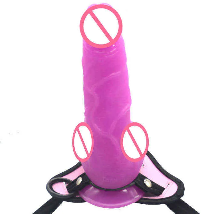 NXY Dildo's solidna solidna symulacja penisa dla dorosłych Fun Products Lala Backyard Plug Toy Leather Spodnie 0221