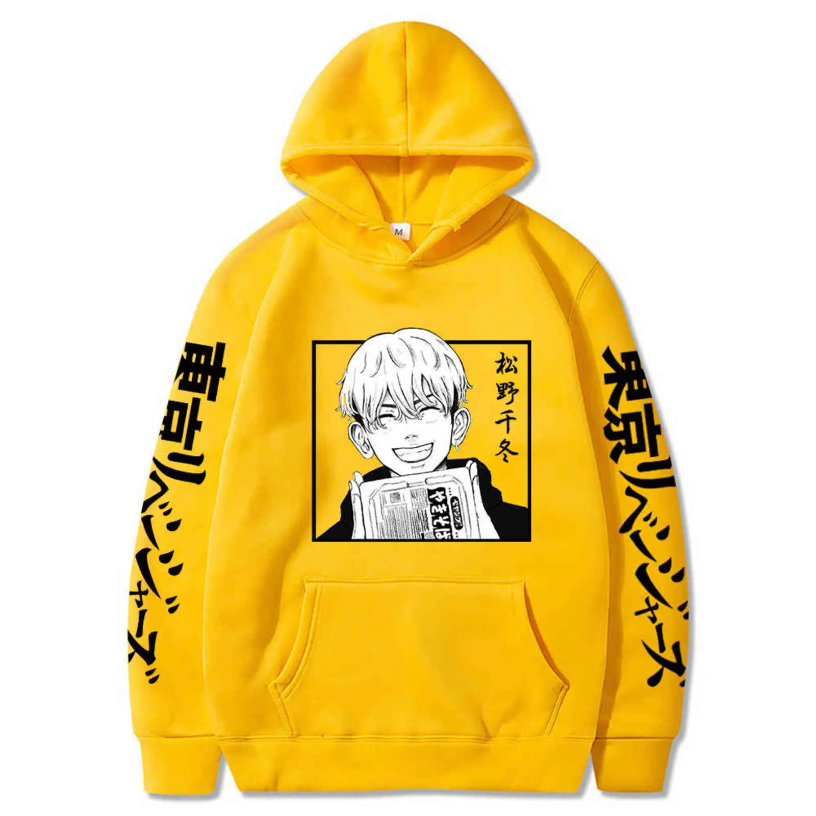 Hot Anime Tokyo Revengers Hoodies Matsuno Chifuyu Manga Print Sweatshirt Harajuku Langarm Herbst Pullover Casual Y1109