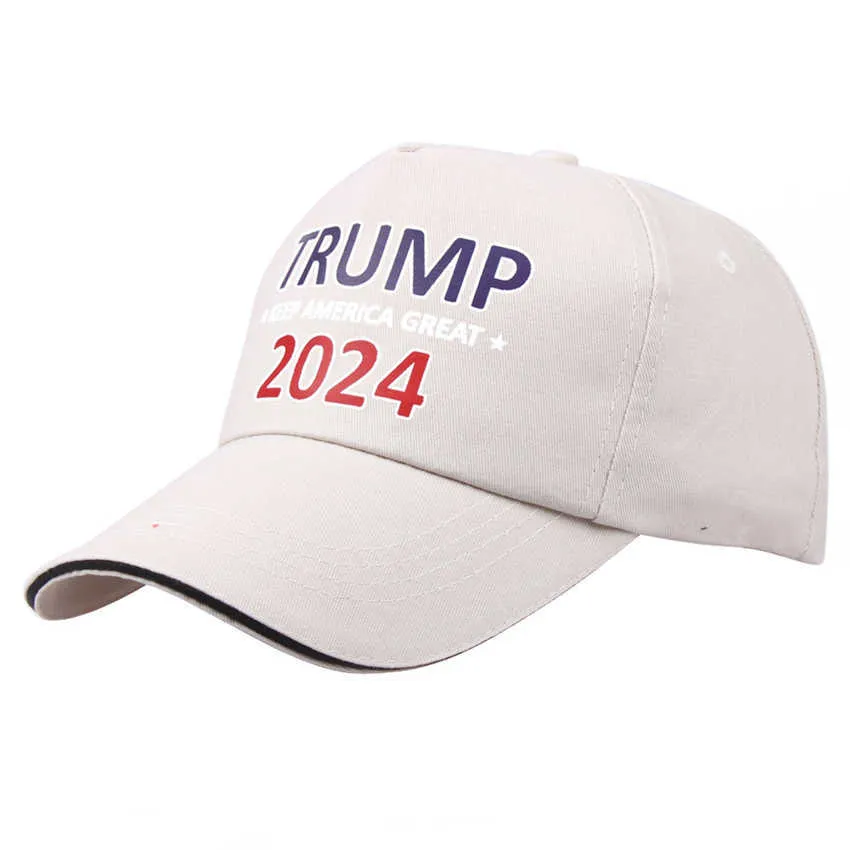 i Trump Hat Summer Sun Shading Cappelli da baseball regolabili 2024 Cappellini le elezioni presidenziali Regalo del partito Spring Falls FHD09