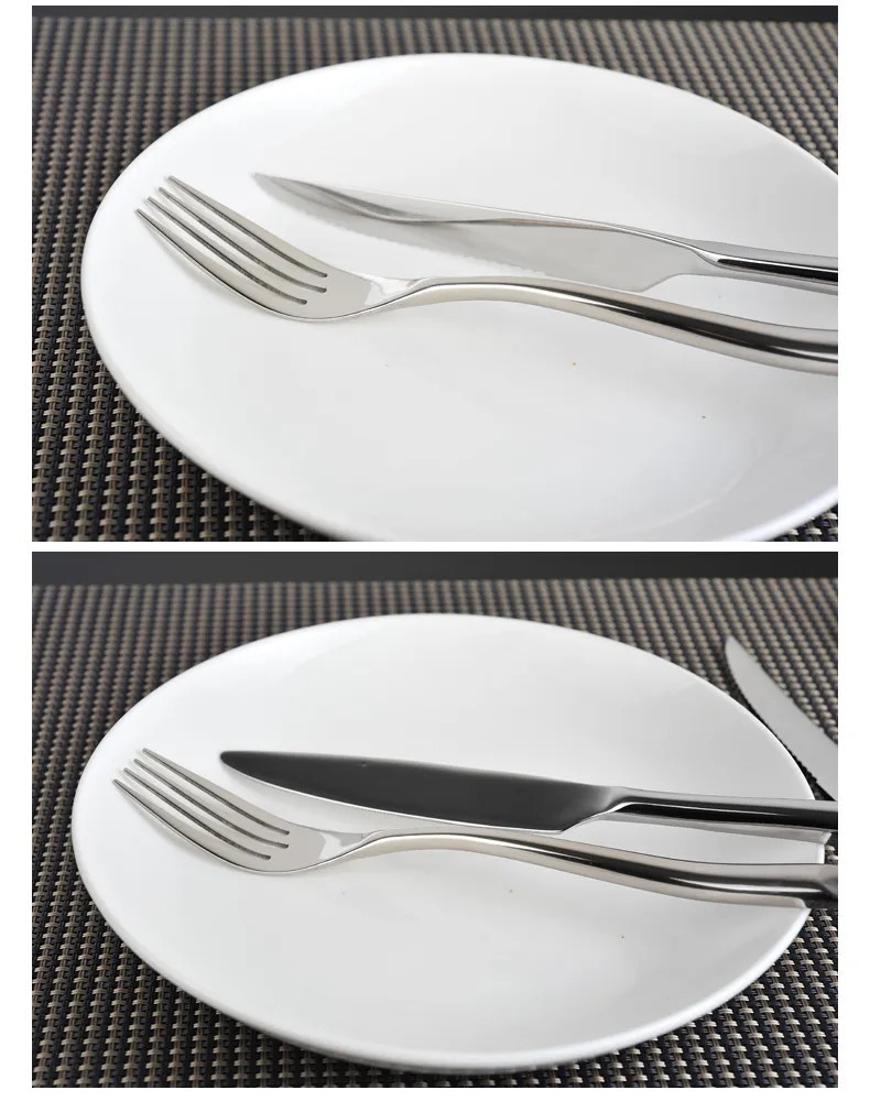 Hotel Restaurant Steak Knife and Fork Set Stainless Steel Western Tableware Kitchen Korean Cutlery Western Dinnerware