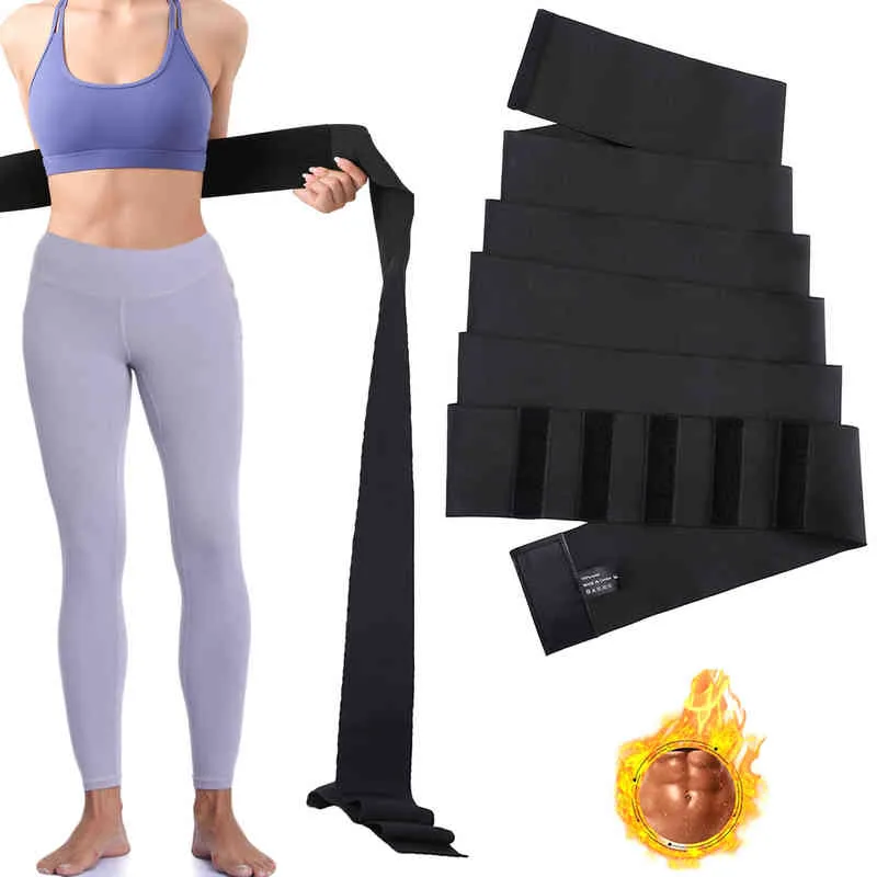 Taille Trainer Frauen Kleid Abnehmen Body Shaperwear Gürtel Fett Kompression Strap Bauch Wrap Trimmer Sauna Korsett Elastisch 2202086387631