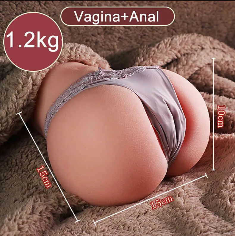 Realistisk hud 3D Big Ass Male Masturbator Deep Vagina Anal Pocket Payys Sucking Cup Sexig Butt 18 Vuxen Sex Toys For Men1213718